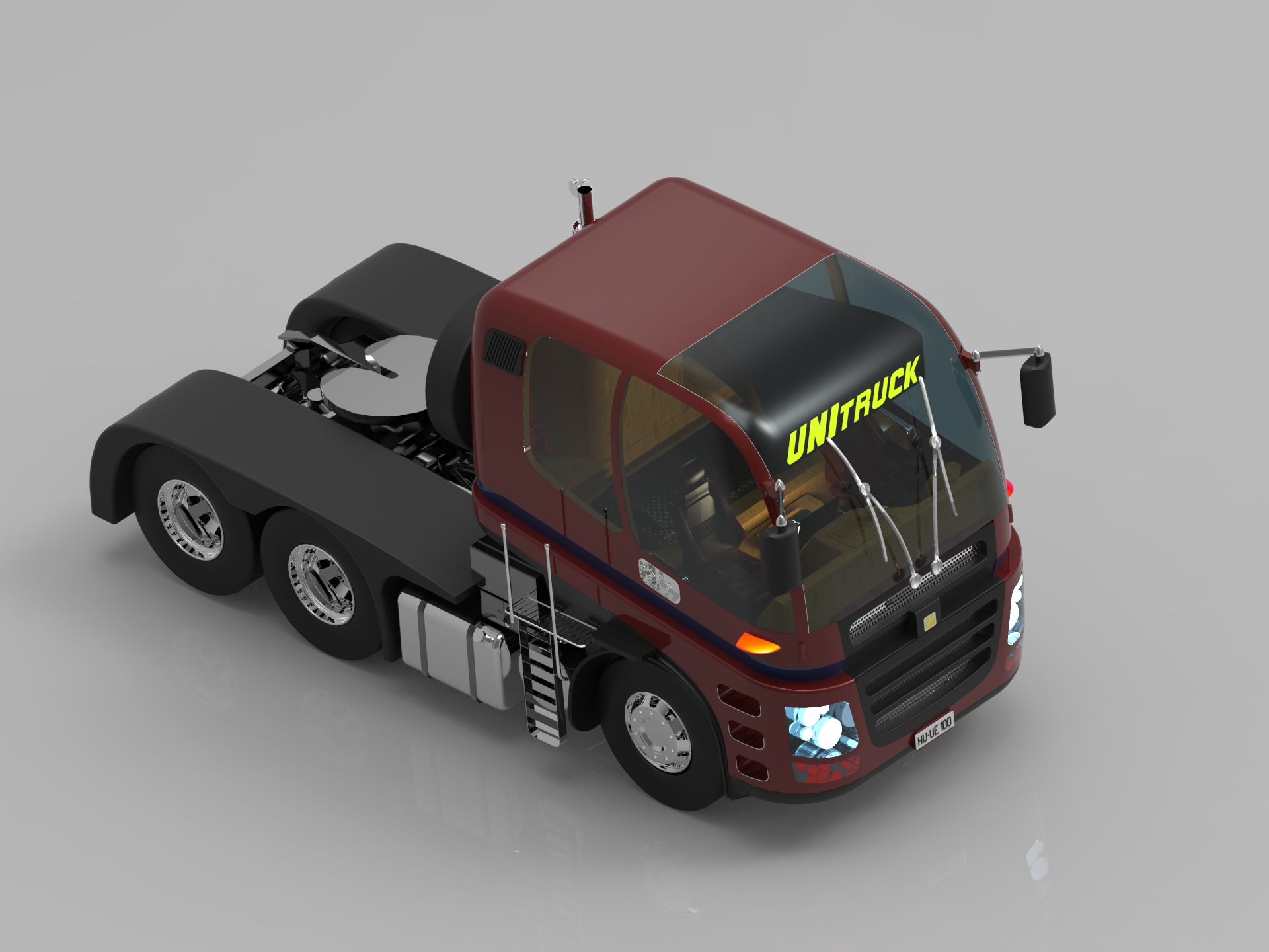 Chromatic II货车卡车模型3D图纸 x_t格式